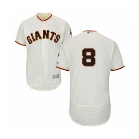 Men's San Francisco Giants #8 Alex Dickerson Cream Home Flex Base Authentic Collection Baseball Player Jersey